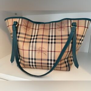 Burberry Haymarket Novacheck Tote